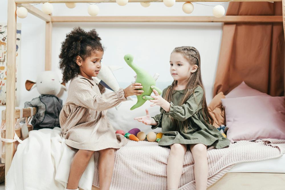 toddler playing